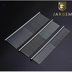 Jargem Combs - metal comb with mixed tooth spacing - Length: pin length: 5cm