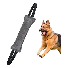 Hundetrainingsspielzeug 58 cm – strapazierfähiger Stoff, grauer Kausnack