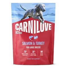 CARNILOVE Active Dog Salmon & Turkey suaugusiems didelių veislių šunims 1,5 kg 