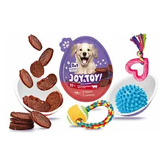 Joy & Toy Dog Snack Surprise, skanėstai šunims su vištiena / antiena / jautiena N18 — 4 nuotrauka