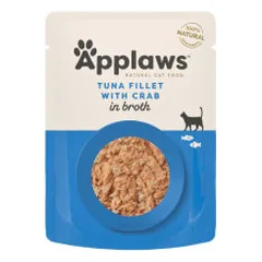 Applaws Tuna Fillet with Crab konservai sultinyje katėms - Vet1