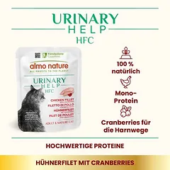 Almo Nature HFC Urinary Help drėgnas maistas katėms, ekonominė pakuotė 24 x 50 g — 3 nuotrauka