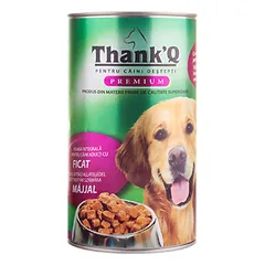 THANK'Q su kepenimis 1240 g drėgnas maistas šunims