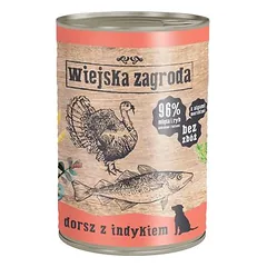 Wiejska Zagroda Dog drėgnas maistas šunims 12 x 400 g — 2 nuotrauka