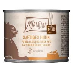 MjAMjAM grynas mėsos skonis, bandomasis rinkinys 6 x 200 g, drėgnas maistas katėms, 200 - 399 g — 4 nuotrauka