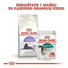 Royal Canin Sterilised 7+ sausas pašaras katėms, 10 kg — 2 nuotrauka