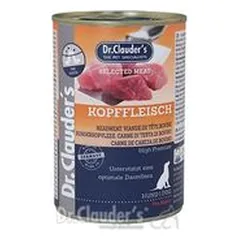 Dr. Clauder's Best Choice Hund Selected Meat drėgnas maistas šunims 6 x 400 g, Galvos mėsa — 2 nuotrauka