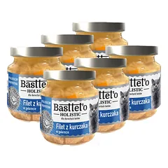 Basttet'o Holistinė vištienos filė galetėje katėms 6x130g
