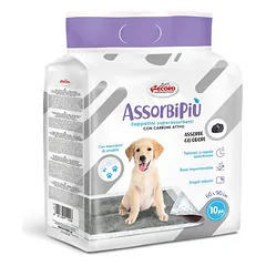 Record AssorbiPiu Odour Control higieniniai paklotukai šunims su aktyvuota anglimi, 60×90 cm, 10 vnt.