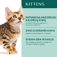 OPTIMEAL ™ konservuotas pašaras kačiukams su vištiena 12x0.085 kg — 2 nuotrauka