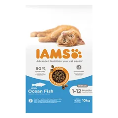 IAMS sausas maistas kačiukams su jūros žuvimi, 10 kg