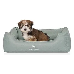 Knuffelwuff ortopedinis guolis šunims Luisa iš velūro Sunshine Edition, Dideliems 26–45 kg — 3 nuotrauka