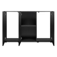 Opti Set 240 spintelė stačiakampė, juoda, 121x41x80 cm — 2 nuotrauka