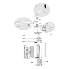 Sera vidinis kampinis filtras X-Edge 450, 450 l/h, 5 W — 3 nuotrauka