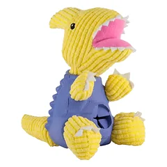Dashi Parry Dino žaislas - šuns žaislas, dinozauras su skanėstų anga, mėlyna - geltona