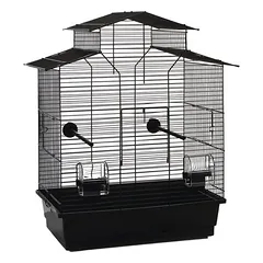 Beeztees Vogelkäfig Iza 2 Pagoda schwarz