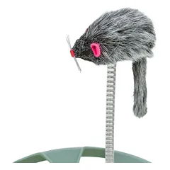 TRIXIE Žaidimas katei Crazy Circle su pliuš. pele, plastikas, 24x29 cm (pak.2) — 3 nuotrauka
