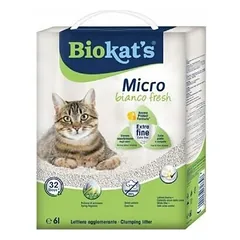 Biokats Micro Bianco Fresh цементирующий песок 6 L