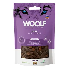 WOOLF Deer Cubes – skanėstai šunims su elniena, kubeliai