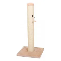 Europet Bernina Comfort Giant Post Ypač aukšta draskyklė su storu sizalio stulpu ir žaislu, smėlio, 56x56x120 cm