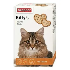 Beaphar KITTY'S + Taurine + Biotin, 180tab. (pak12) parduotuvėje 1petshop.lt