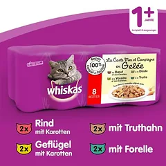 Whiskas La Carte drėgnas maistas katėms 8 x 390 g, 200 - 399 g — 2 nuotrauka