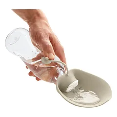 HUNTER kelioninis buteliukas su silikoniniu dubeneliu, 550 ml, smėlio sp. — 2 nuotrauka