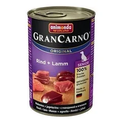 ANIMONDA GranCarno Senior, skonis:  Jautiena ir ėriena  400 g 