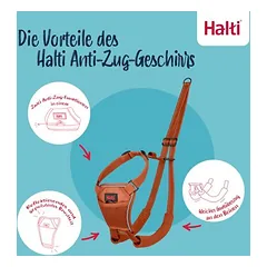 Halti Harness No Pull treniruočių petnešos, oranžinė: dydis XS, pvz., čihuahua — 4 nuotrauka