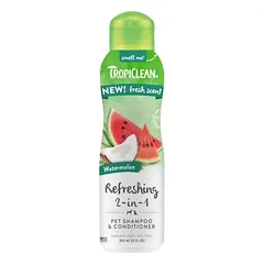 TropiClean Refreshing 2-in-1 Shampoo & Conditioner Wassermelone