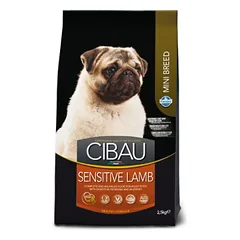Farmina Cibau Sensitive Lamb Mini sausas maistas suaugusiems mažų veislių šunims su ėriena jautriam virškinimui, 2.5 kg