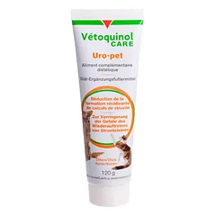 Vetoquinol Uro pet pasta šlapimo takų ligoms, šunims ir katėms, 120g