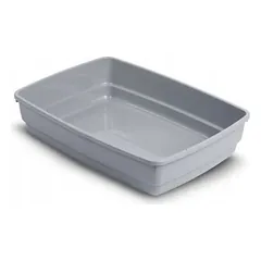 Barry King Handy atvira tualeto dėžutė katėms, triušiams ir graužikams, pilka, 42 cm