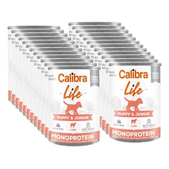 CALIBRA Dog Life Puppy & Junior Lamb with rice 24x400g