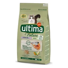 Ultima Nature Sterilized su lašiša, sausas maistas katėms — 2 nuotrauka