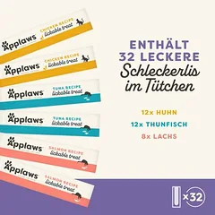 Applaws kreminiai skanėstai katėms, ekonominė pakuotė 16 x 15 g — 4 nuotrauka