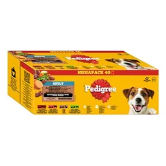 Pedigree šviežumo maišeliai drėgnas maistas šunims 40 x 100 g