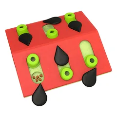 Nina Ottosson Cat Melon Madness Treat Puzzle Level - loginis žaidimas katėms, lygis