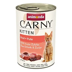 ANIMONDA Carny Kitten Beef&Turkey 400 g jautienos ir kalakutienos kačiukams