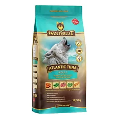 WOLFSBLUT Atlantic Tuna Adult 25 kg (2 × 12,5 kg) – sausas ėdalas su tunu ir jūros salotomis suaugusiems šunims