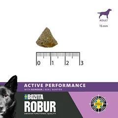 Bozita Robur Adult Active Performance su šiaurės elniu, sausas maistas šunims — 2 nuotrauka
