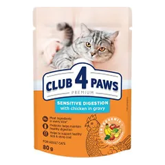 Club 4 Paws Premium Sensitive Digestion konservai su vištiena katėms nuotrauka