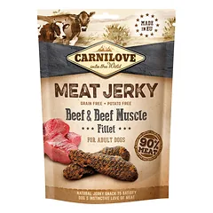 Carnilove Dog skanėstas Jerky Beef with Beef Muscle Fillet 100g