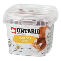 Ontario snack malt bits skanėstas katėms su vitaminais 75G — 4 nuotrauka