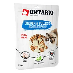 Ontario Cat Chicken and Pollock Double Sandwich 50 g