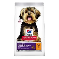 Hill's SP Adult 1-6 Small & Miniature Sensitive Stomach & Skin sausas pašaras šunims