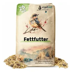 Vogelfood riebalų pašaras laukiniams paukščiams, barstomas pašaras, pašarų mišinys, 10 kg riebaus pašaro laukiniams paukščiams, biro pašaro mišinys, Vogelfood — 2 nuotrauka