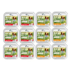 Vetexpert RAW PALEO PATE MINI Mix Beef + Turkey - 12x 150g