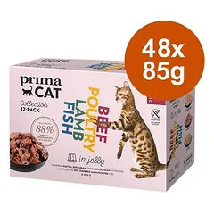 Sparpaket PrimaCat Classic in Gelee 48 x 85 g