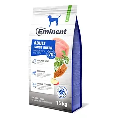 Sausas šunų maistas Eminent Dog Adult Large Breed su paukštiena, 15 kg